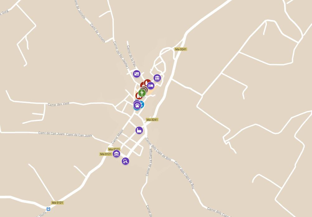 Mapa comercial de Costitx
