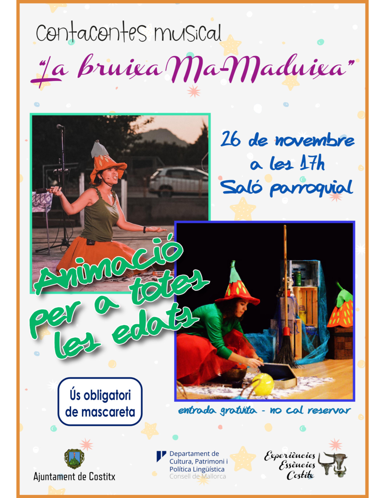 Contacontes musical "La bruixa Ma-Maduixa"