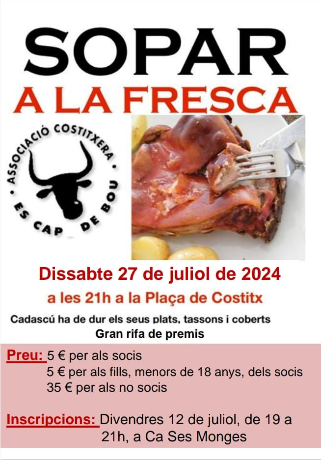Sopar a la fresca
