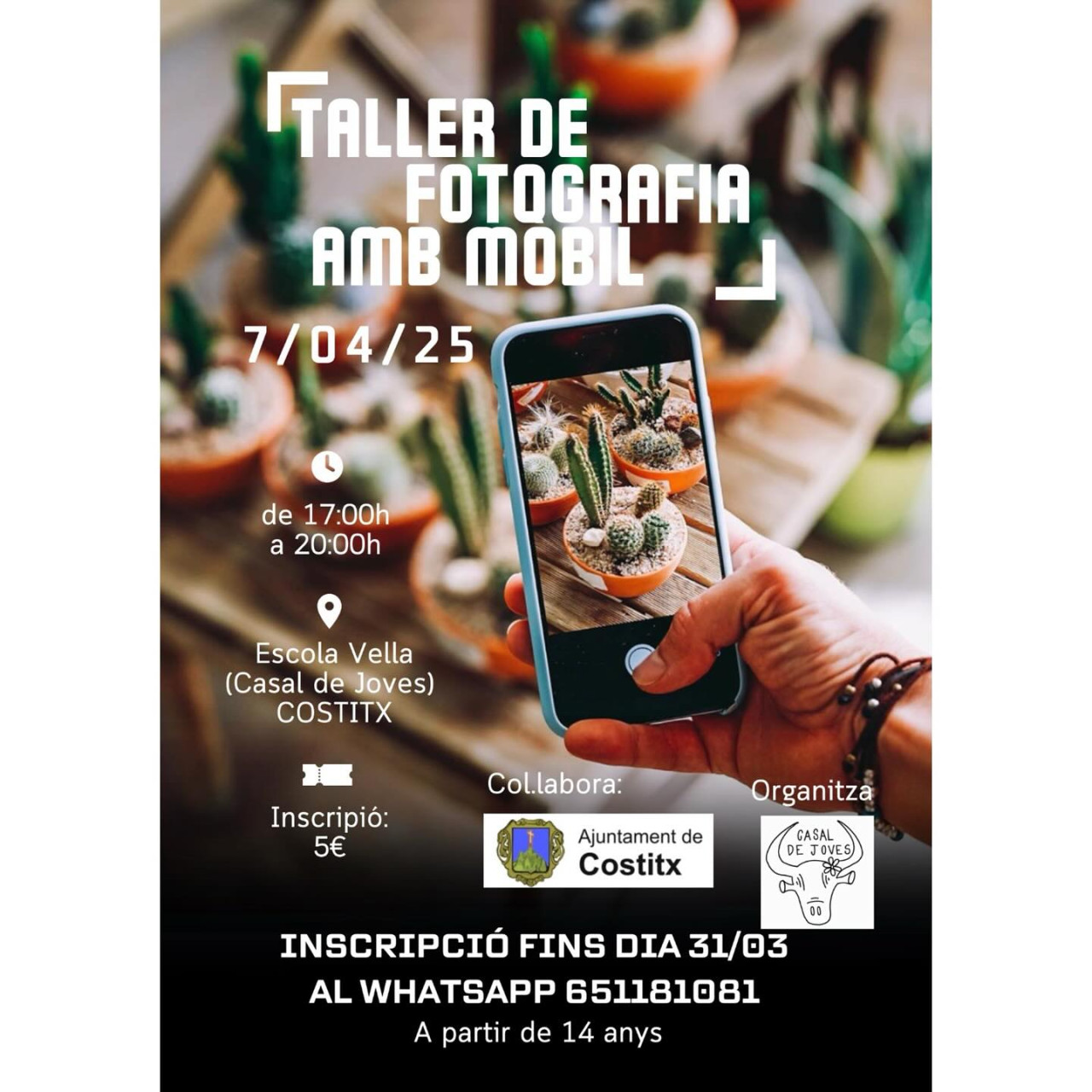 Taller de fotografia amb el mòbil
